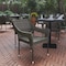 Flash Furniture Gray PE Rattan Wicker Patio Dining Chair TT-TT02-GY-GG - alternate 4